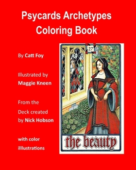 Paperback Psycards Archetypes Coloring Book: Illustrated by Maggie Kneen Book