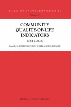 Paperback Community Quality-Of-Life Indicators: Best Cases Book