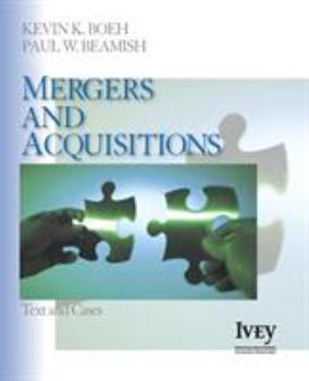 Paperback Mergers and Acquisitions: Text and Cases Book