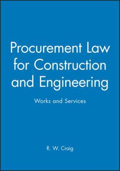 Hardcover Procurement Law for Construction and Engineering: Works and Services Book