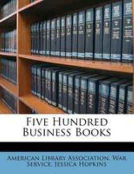 Paperback Five Hundred Business Books Book