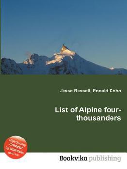 Paperback List of Alpine Four-Thousanders Book