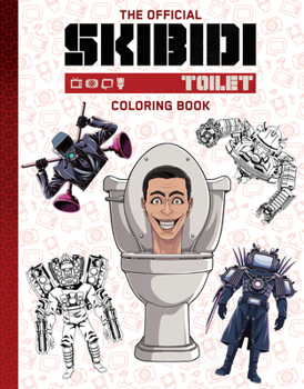 Paperback The Official Skibidi Toilet Coloring Book