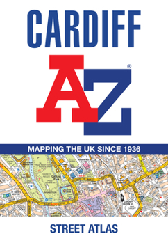 Paperback Cardiff A-Z Street Atlas Book