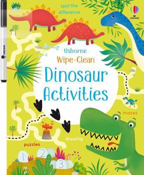 Usborne Books Dinosaur Activities Wipe-Clean - Book  of the Usborne Wipe-Clean Books