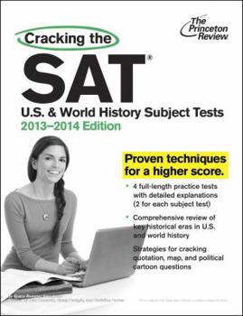 Paperback Cracking the SAT U.S. and World History Subject Tests Book