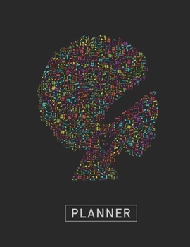 Planner: Black Afro Woman 2 Year Weekly Planning Organizer | 2020 - 2021 | January 20 - December 21 | Writing Notebook | Productive Datebook Calendar Schedule | Plan Days, Set Goals & Get Stuff Done