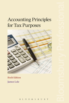 Paperback Accounting Principles for Tax Purposes Book