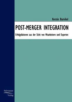 Paperback Post-Merger Integration [German] Book