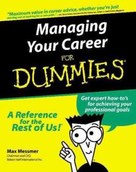 Paperback Managing Your Career for Dummies Book
