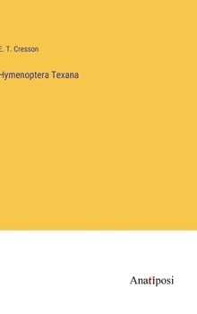 Hardcover Hymenoptera Texana Book