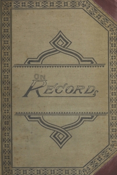 On Record: Antique book replica  diary or notebook - color brown red (Retro Style Journals)