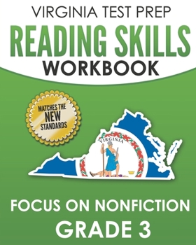 Paperback VIRGINIA TEST PREP Reading Skills Workbook Focus on Nonfiction Grade 3: Preparation for the SOL Reading Assessments Book