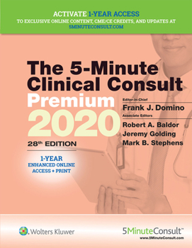 Hardcover The 5-Minute Clinical Consult Premium 2020 Book