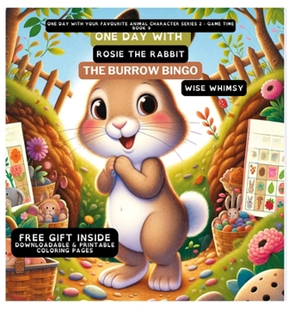 Hardcover One Day With Rosie the Rabbit: The Burrow Bingo Book