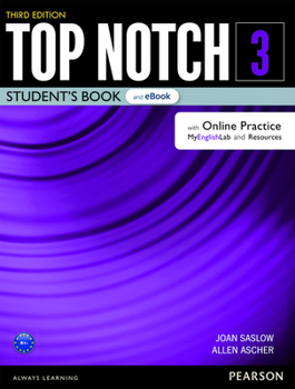 Paperback Top Notch Level 3 Student's Book & eBook with with Online Practice, Digital Resources & App Book