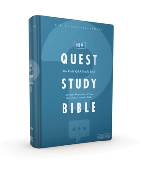 Hardcover Niv, Quest Study Bible, Hardcover, Comfort Print: The Only Q and A Study Bible Book