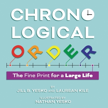 Paperback Chronological Order: The Fine Print for a Large Life Book