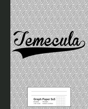 Paperback Graph Paper 5x5: TEMECULA Notebook Book