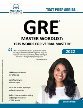 Paperback GRE Master Wordlist: 1535 Words for Verbal Mastery Book