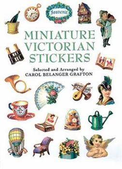 Paperback Miniature Victorian Stickers: 60 Full-Color Pressure-Sensitive Designs Book
