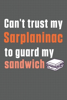 Can't trust my Sarplaninac to guard my sandwich: For Sarplaninac Dog Breed Fans