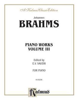 Paperback Piano Works, Vol 3: 2 Concertos, Paganini Variations & Waltzes (Kalmus Edition, Vol 3) Book