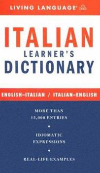 Paperback Italian Learner's Dictionary: English-Italian/Italian-English Book