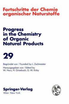 Hardcover Fortschritte Der Chemie Organischer Naturstoffe / Progress in the Chemistry of Organic Natural Products 29 Book