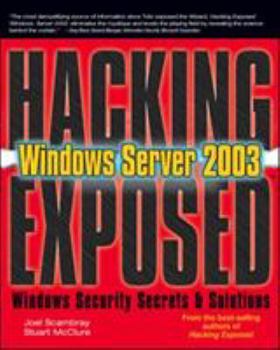 Paperback Hacking Exposed Windows Server 2003 Book