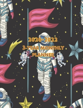 3- Year Monthly Planner 2020-2022: Gifts for Aerospace Engineer: Jan 1, 2020 to Dec 31, 2022: 3 Year Monthly Planner + Bible Quotations and Pretty Space Cover (Heavenlyjoy Planner Series 2020)
