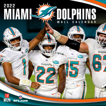 Calendar Miami Dolphins 2022 12x12 Team Wall Calendar Book