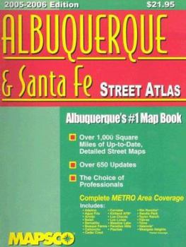 Spiral-bound Albuquerque & Sante Fe Street Atlas 2005-2006 Book