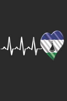 Paperback Lesotho Notebook: Lesotho Notebook college book diary journal booklet memo composition book 120 sheets - Dot Grid paper 6x9 inch Book