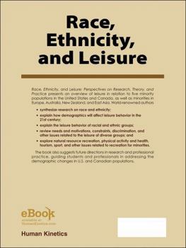 Hardcover Race, Ethnicity, and Leisure: Perspectives on Research, Theory, and Practice Book