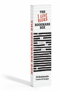 Bookmark I Love Books Bookmark Box Book