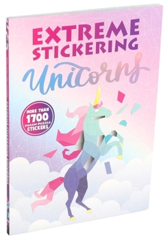 Paperback Extreme Stickering Unicorns Book