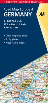 Road Map Germany - Book  of the AA Road Map Europe