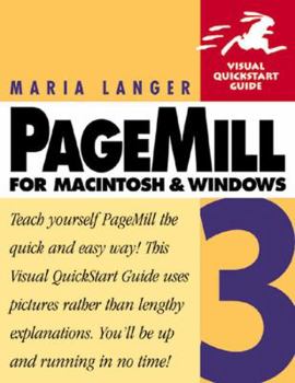 Paperback PageMill 3 for Macintosh and Windows Visual QuickStart Guide Book