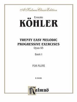 Paperback Twenty Easy Melodic Progressive Exercises, Op. 93, Vol 1 (Kalmus Edition, Vol 1) Book