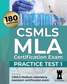 Paperback CSMLS MLA Certification Exam: Practice Test 1 Book