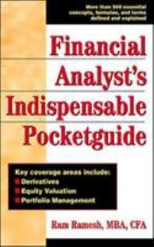 Paperback Financial Analyst's Indispensible Pocket Guide Book