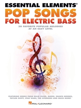 Paperback Essential Elements Pop Songs for Electric Bass Book