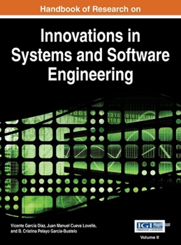 Hardcover Handbook of Research on Innovations in Systems and Software Engineering Vol 2 Book