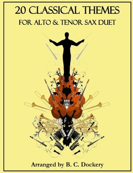 Paperback 20 Classical Themes for Alto and Tenor Sax Duet Book