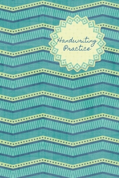 Paperback Handwriting Practice: Cursive Writing Notebook For Girls - Pretty Home School and Elementary School Supplies Book