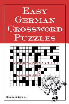 Paperback Easy German Crossword Puzzles Book