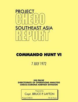 Paperback Project Checo Southeast Asia: Commando Hunt VI Book