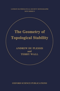 Hardcover The Geometry of Topological Stability Book