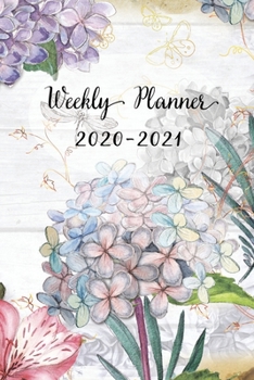 Paperback Weekly and Monthly Planner 2020-2021: Floral Design Organizer and Notebook - Perfect Gift for Girl Women Friends and Colleagues Book